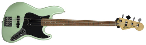 This Fender Deluxe Jazz Bass has a Pau Ferro fingerboard