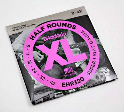 The D'Addario Half Rounds have been a real blessing due to being nickel free!