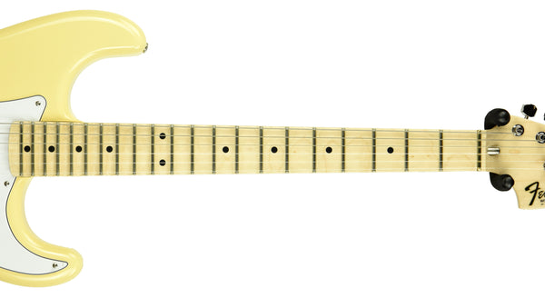 Check out the scalloped fingerboard on this Yngwie Malmsteen Stratocaster