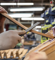 Martin Custom Shop neck shaping by hand