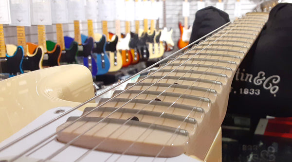 The Scalloped Fingerboard on the Yngwie Malmsteen Stratocaster