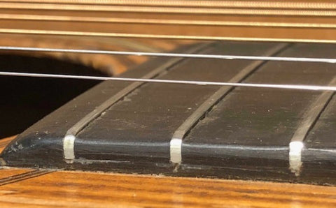 An image of bar frets from Nashville Guitar Craft Academy