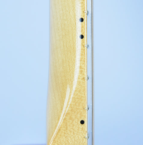 Vintage Frets on a Telecaster Thinline: Short and thin. 