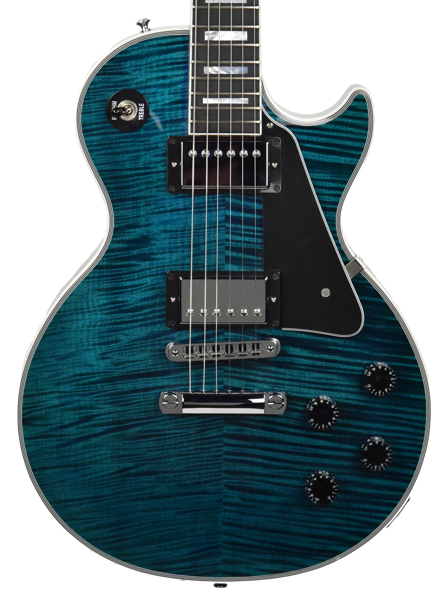 gibson les paul custom peacock