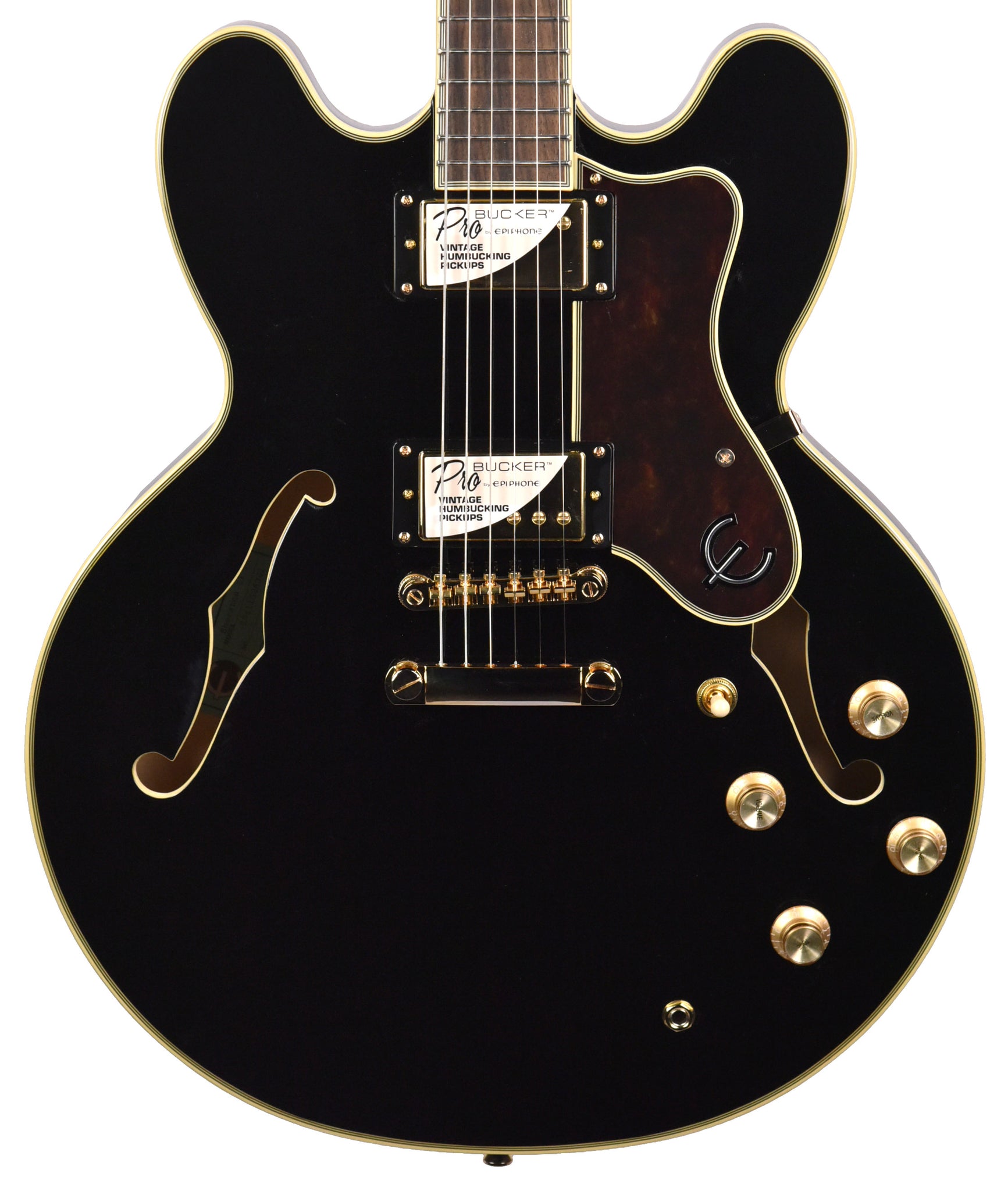 Epiphone Sheraton II Pro Semi-Hollow in Ebony 20111526341