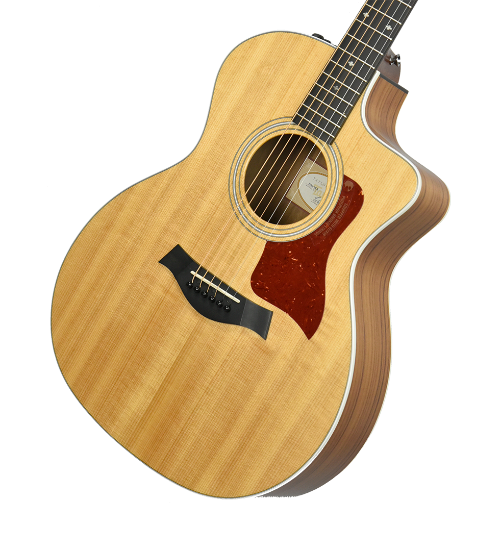 Used 2015 Taylor 214ce Deluxe Acoustic-Electric Guitar in Natural