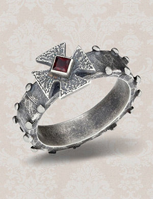 Fine Gothic ring for women