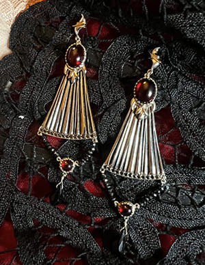 White Gold Earrings