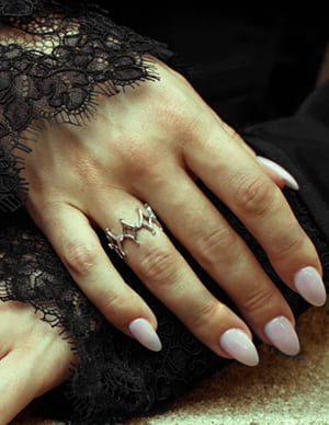 Diamond Ring - Fine Gothic Rings