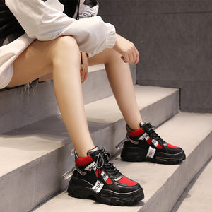 women's breathable dad sneakers