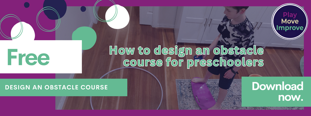 How to design an obstacle course for preschoolers