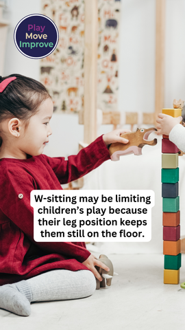 why w-sitting is a problem for children