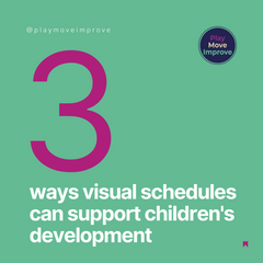 Why visual schedules are important for children