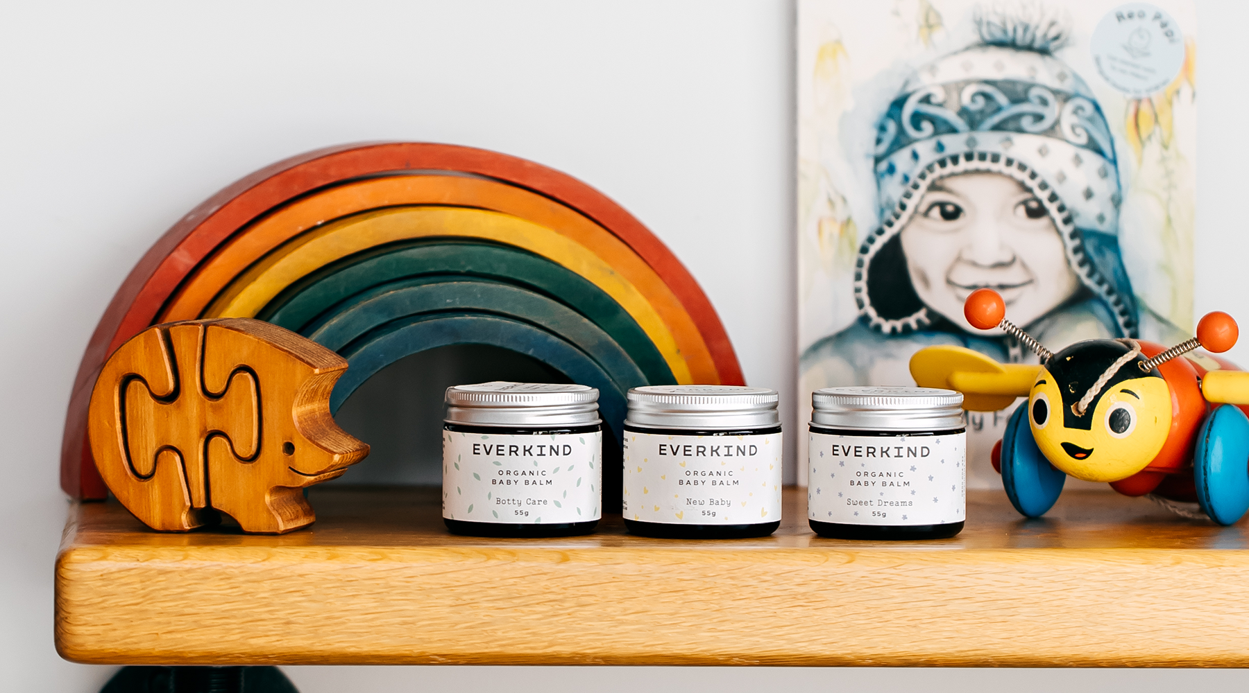 Luxury baby skincare from Everkind