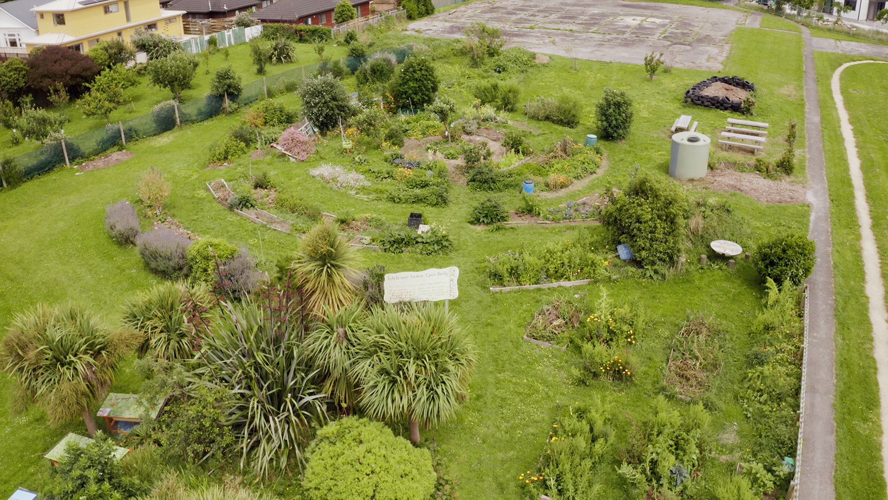 Epuni community garden is a hub of wellbeing, photgraphed by Happen Films, New Zealand,