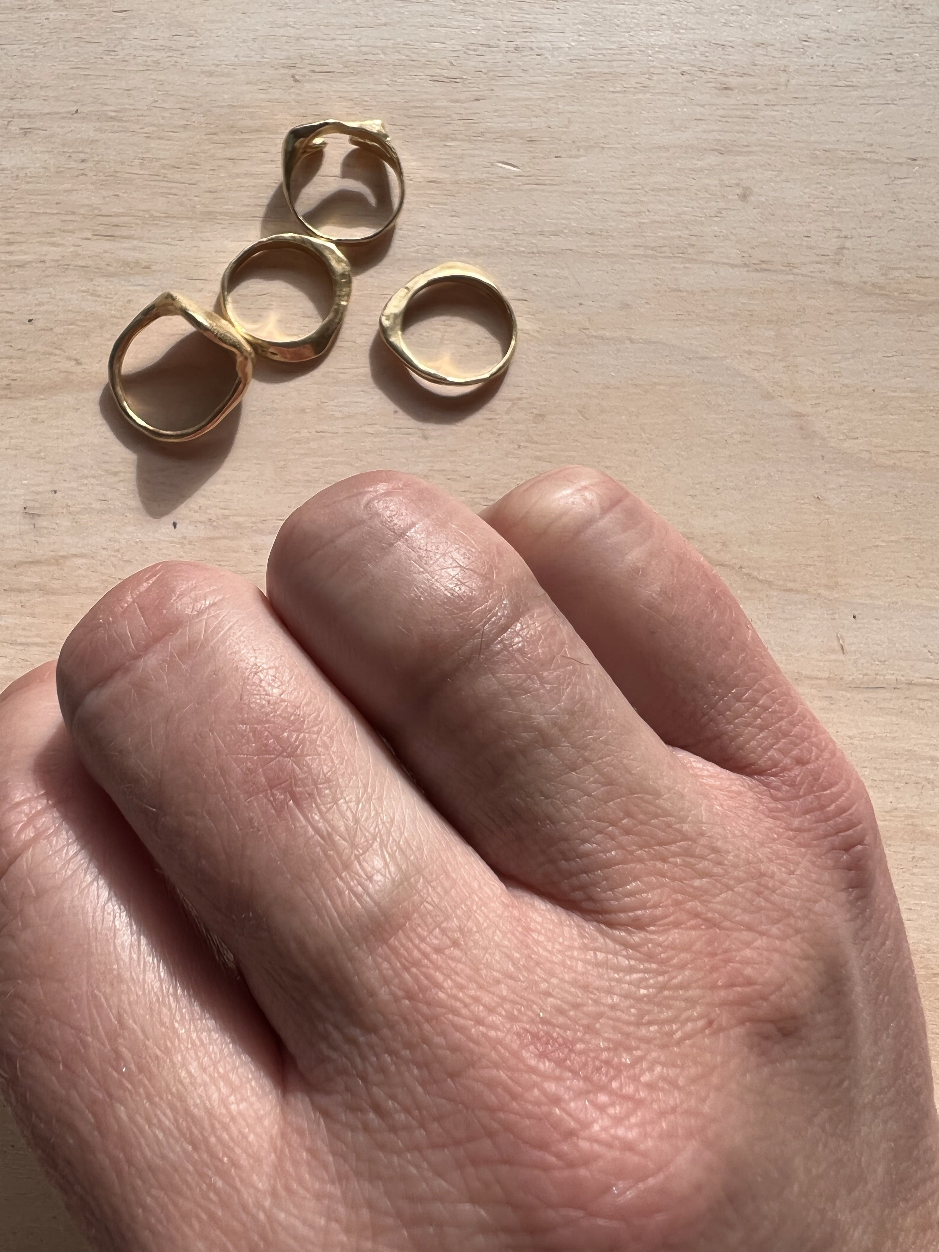 Wholesale Adjustable Silver Plated Brass Ring Trend Halloween Punk Skeleton  Unisex Finger Rings