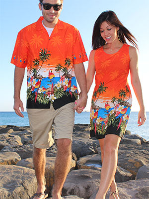 family hawaiian matching outfits