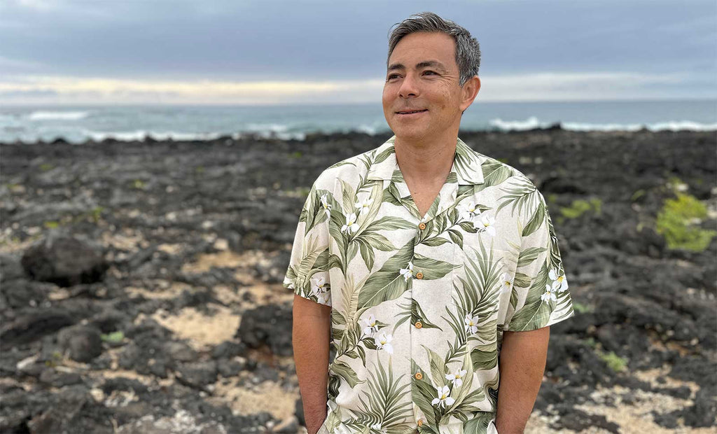 Contemporary Aloha Shirt by Paradise Found