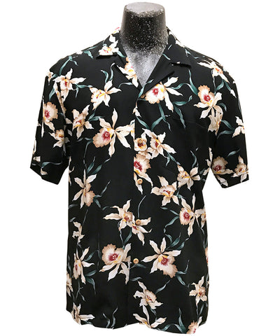 Magnum Orchid (aka Star Orchid) Hawaiian shirt worn on Magnum PI