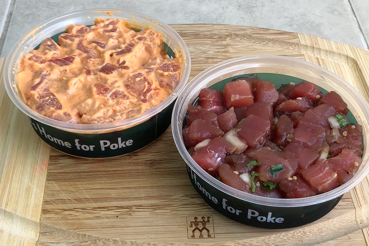 Spicy Ahi and Limu Ahi Poke