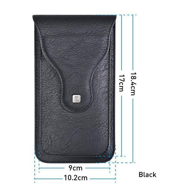 Men Vintage Universal Belt Clip Magnetic Holster Case Phone Bag – Obangbag