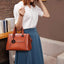 Obangbag Women Mini Retro Daily Multifunction Genuine Leather Shoulder Bag Crossbody Bag