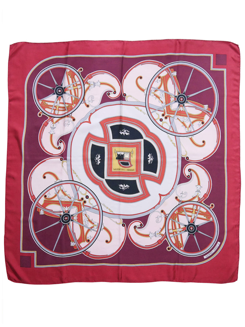 hermes scarf with carriage