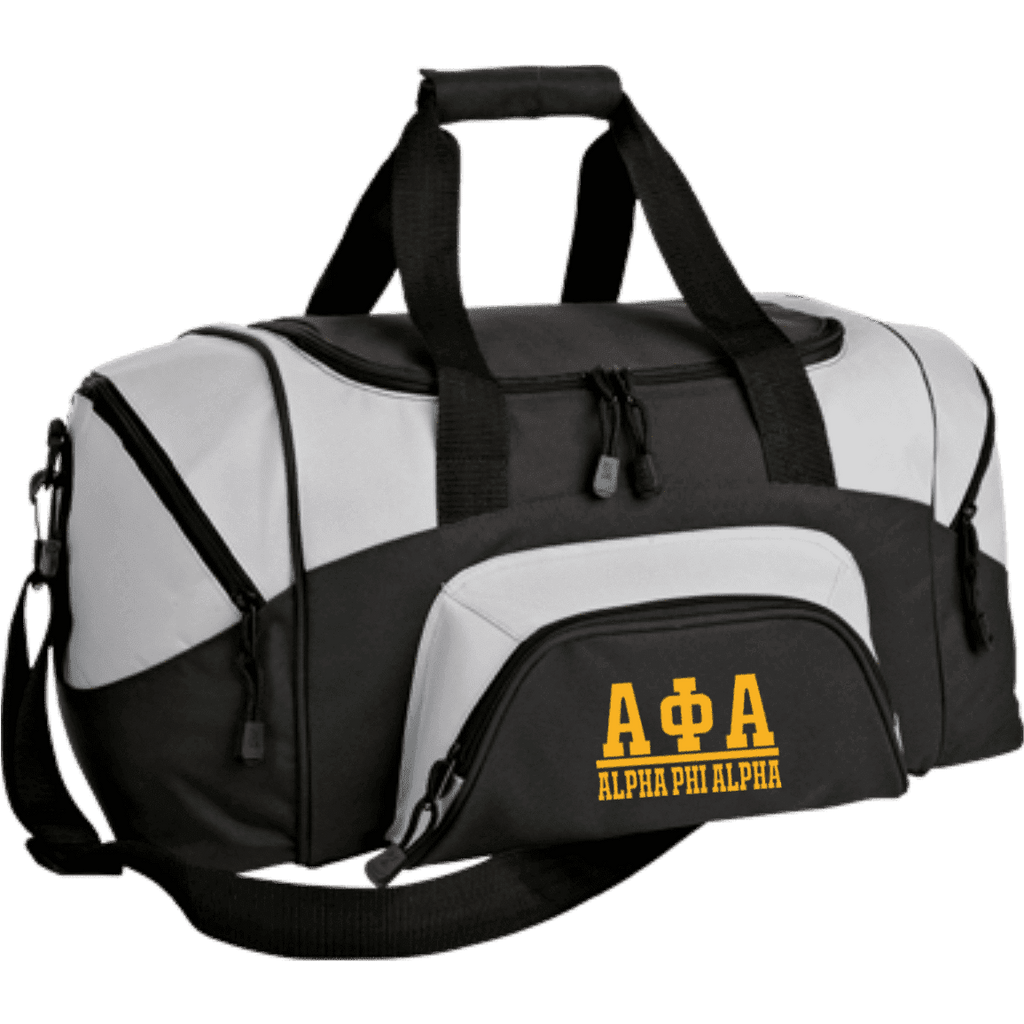 alpha phi alpha duffle bag