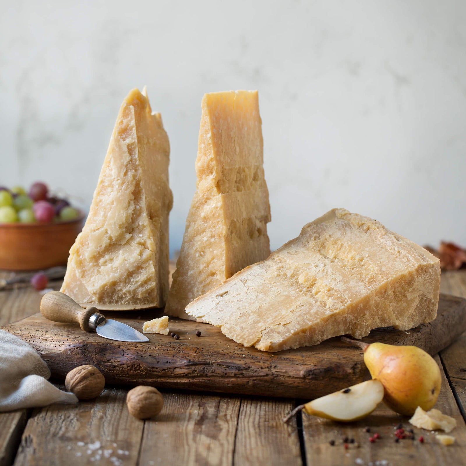 Parmigiano Reggiano DOP Whole and Half Cheese Wheels 72 Months / Whole Wheel 80/88 lbs (36/40 kg)