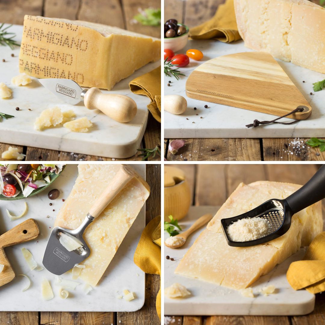 1 Punta Parmigiano Reggiano PDO with Cheese Grater and Knife