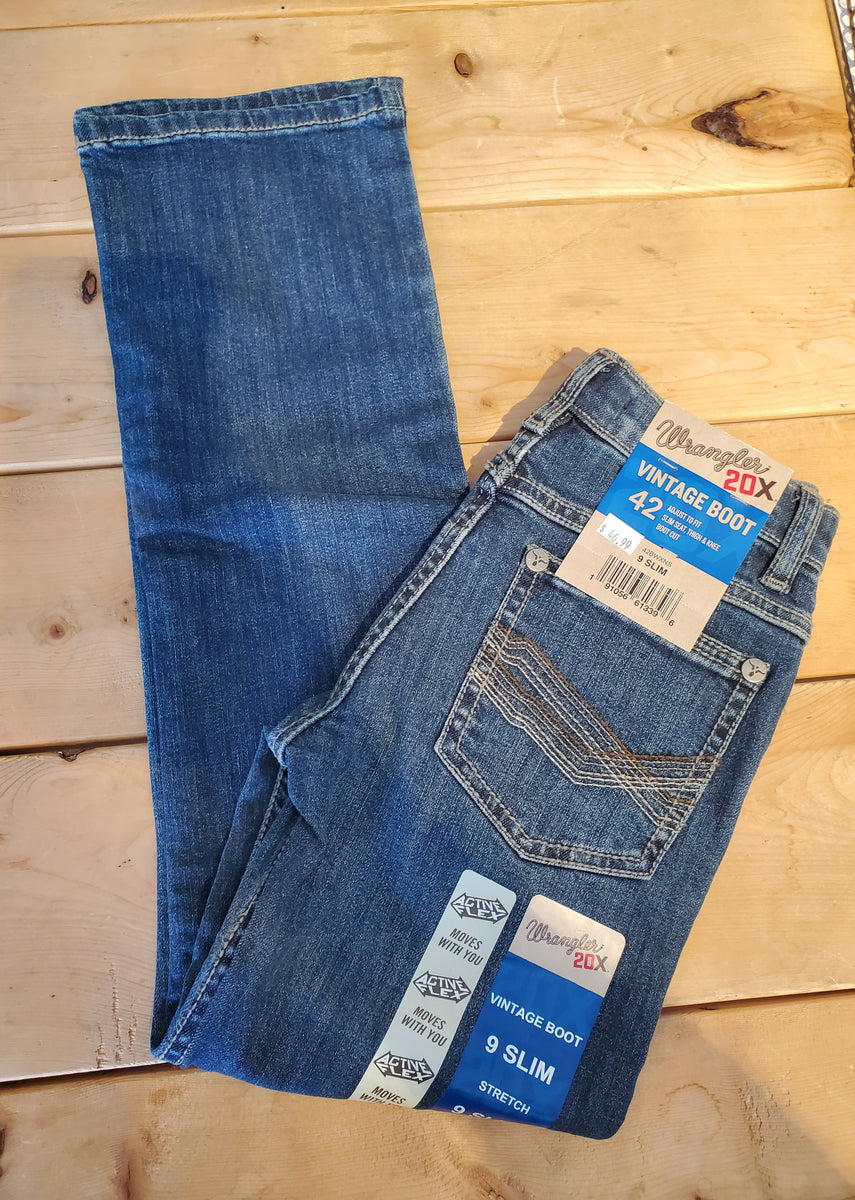 20X Vintage Boot Cut Boy's Jean by Wrangler – Stone Creek Western Shop