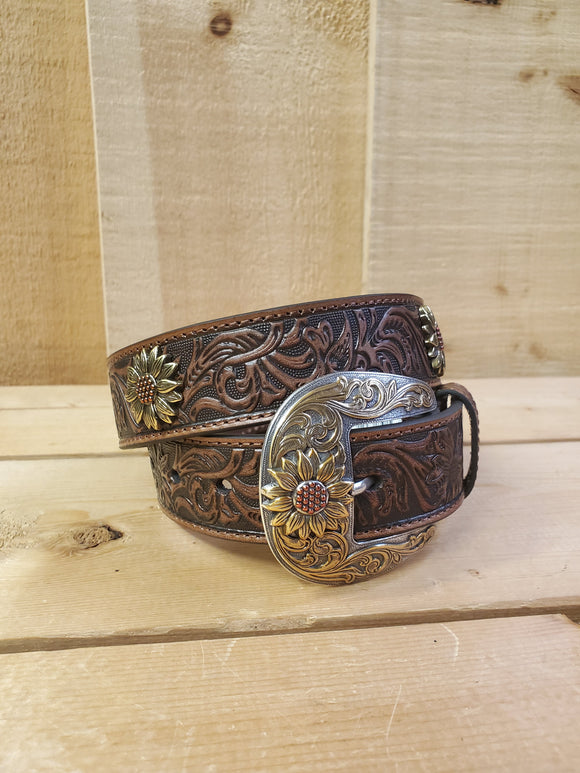 ariat sunflower belt