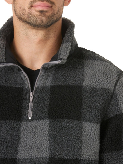 Grey Plaid Sherpa Men's Sweater by Wrangler® – Stone Creek Western Shop