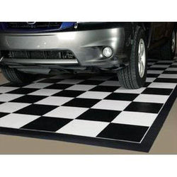 G-Floor 5 ft. x 10 ft. Ribbed Garage Floor Mat in Clear