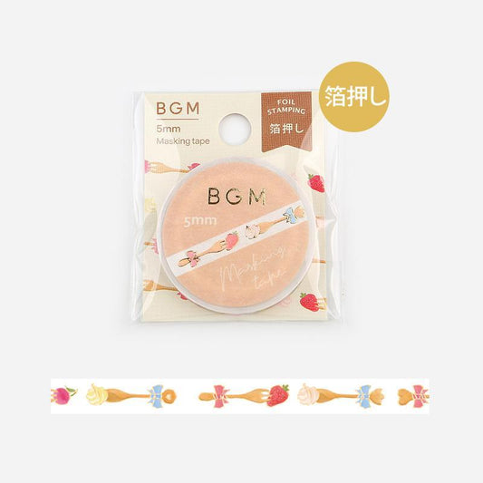 BGM Washi Tape 15mm Masking Tape - Strawberry Cake