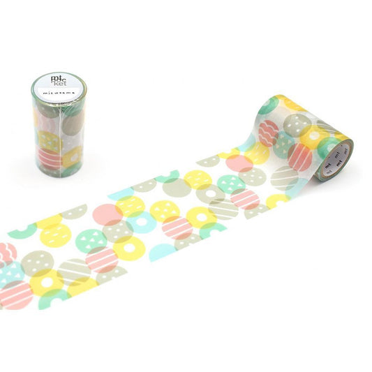 mt pocket Washi Tape - mizutama - Flower and Pandas – Yoseka