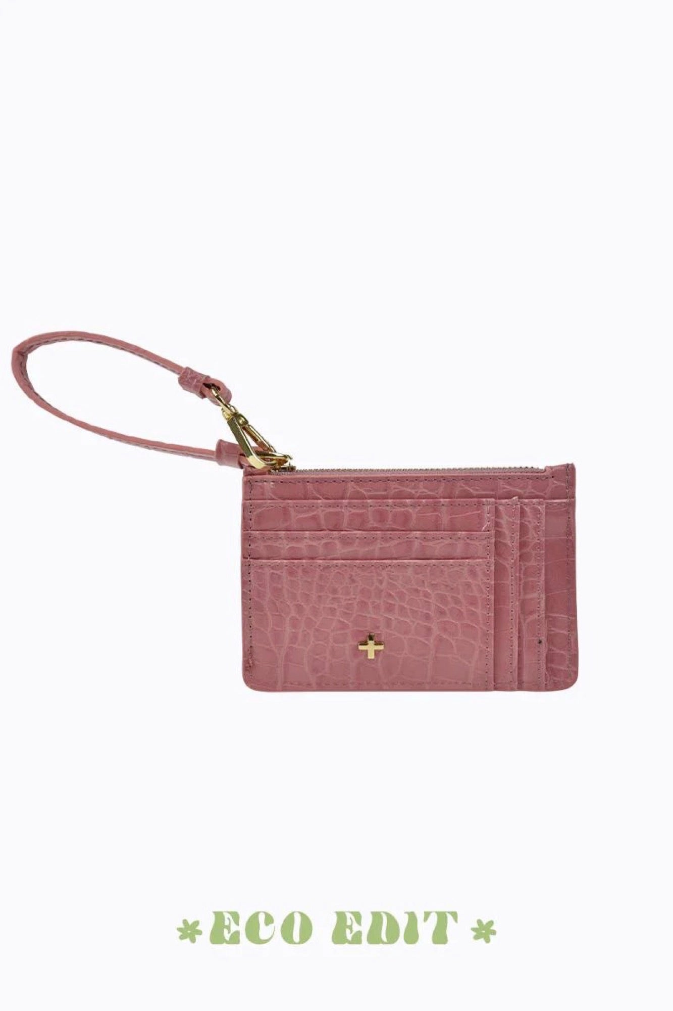 Knox Wallet - Pink Croc – Caasi Boutique
