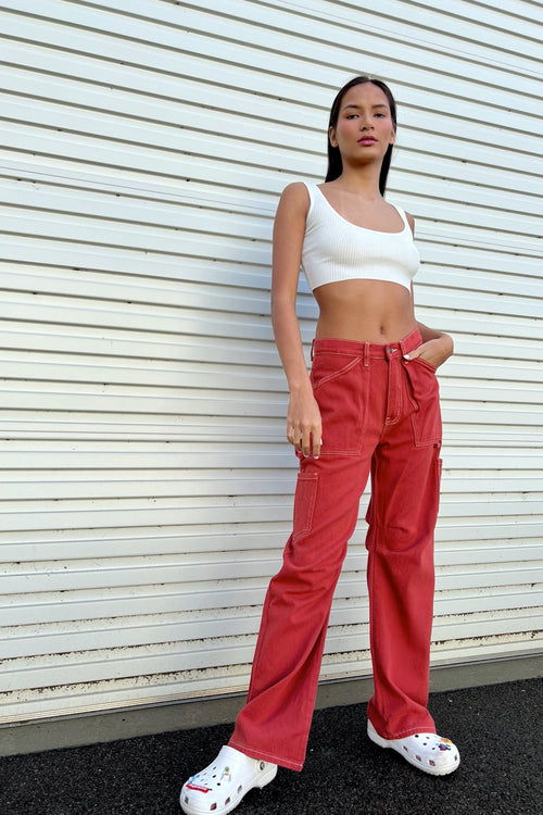 Miami Vice Pant - Red