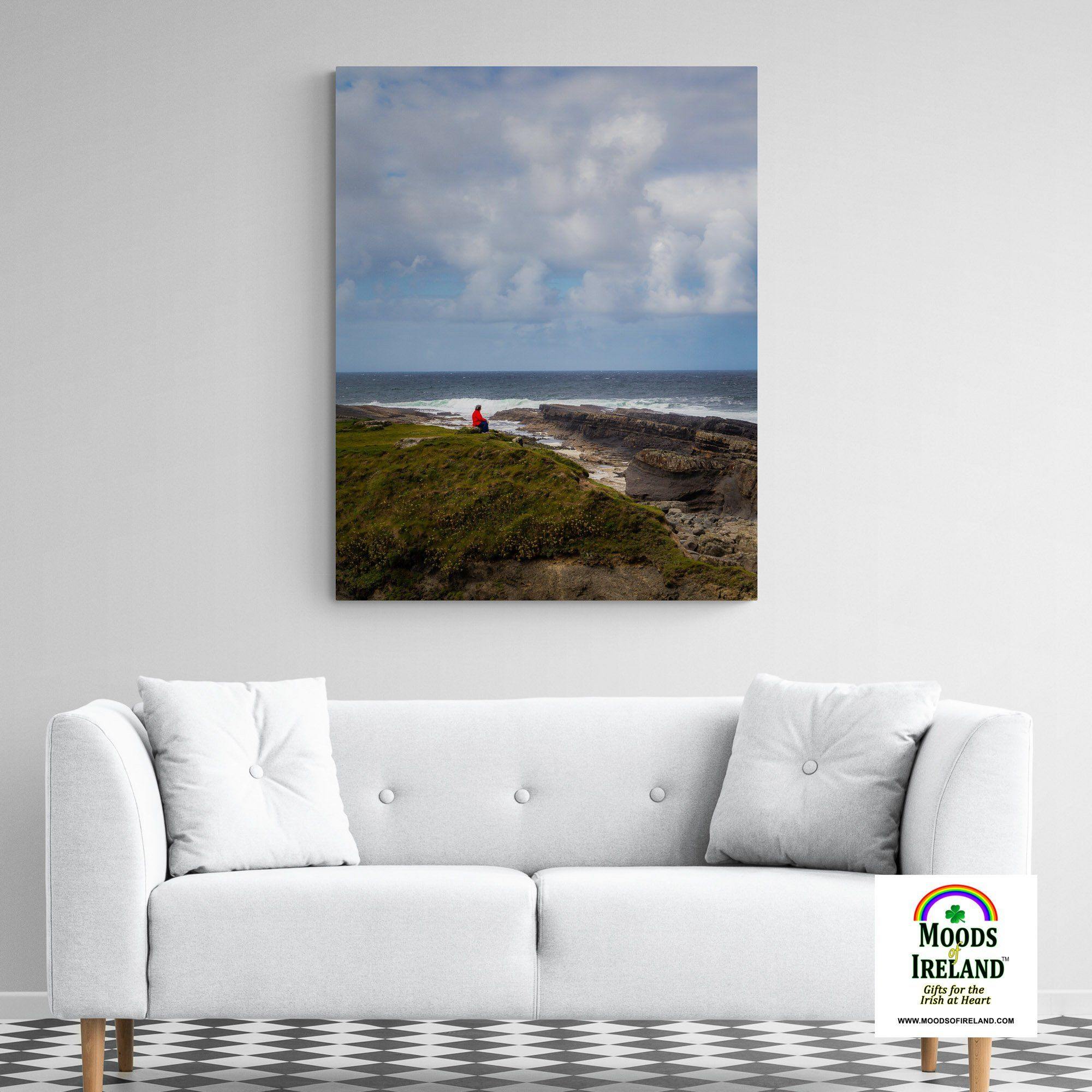Canvas Wrap - Ireland's Loophead Peninsula on the Wild Atlantic Way - James A. Truett - Moods of Ireland - Irish Art