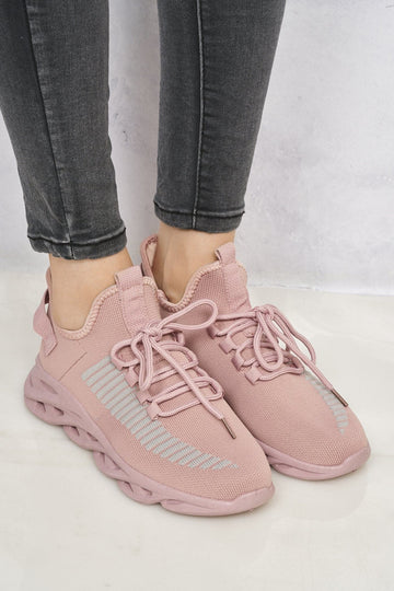 pink diamante trainers
