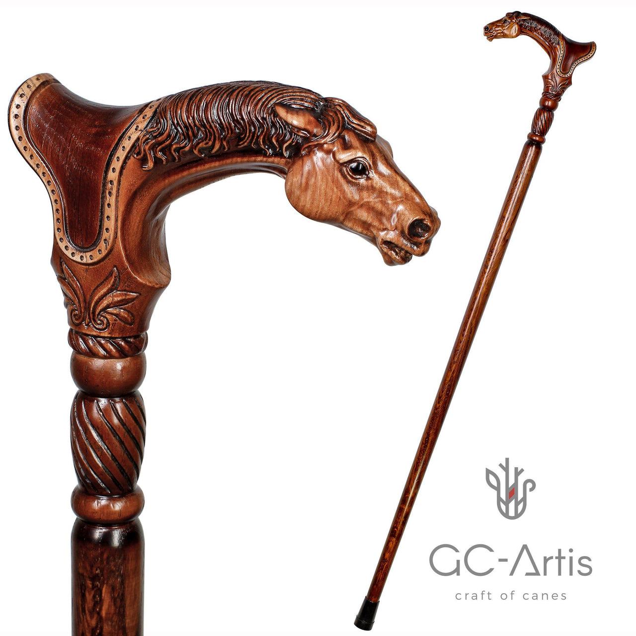 wooden stick horse