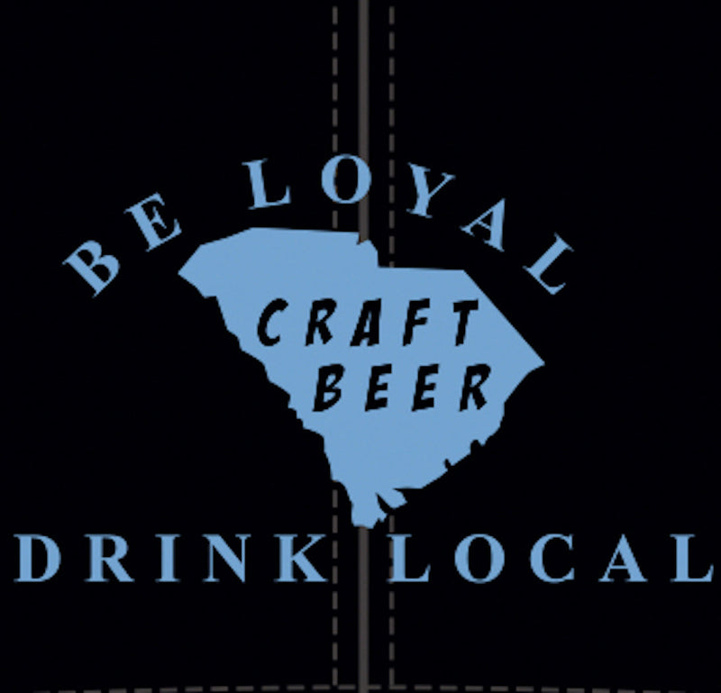 Be Loyal, Drink Local Craft Beer Unstructured Relax Fit Black Baseball Cap