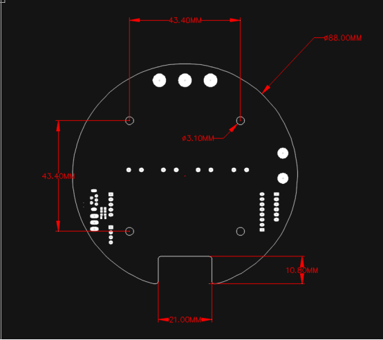 Maytech High Voltage 50A 100A 75V VESC6 based controller MTSVESC7.5R Round Shape for Robotics Electric skateboard ROV