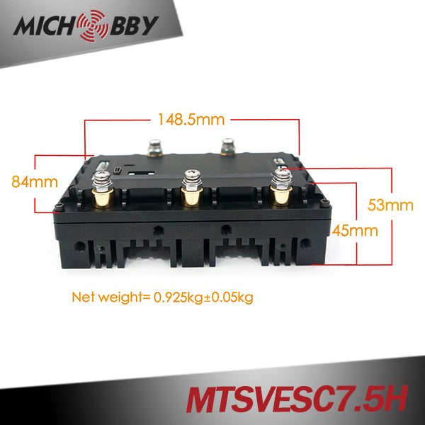 Maytech 85V 300A VESC 75V based speed controller for Robotics electric motorcycle Electric surfboard Efoil