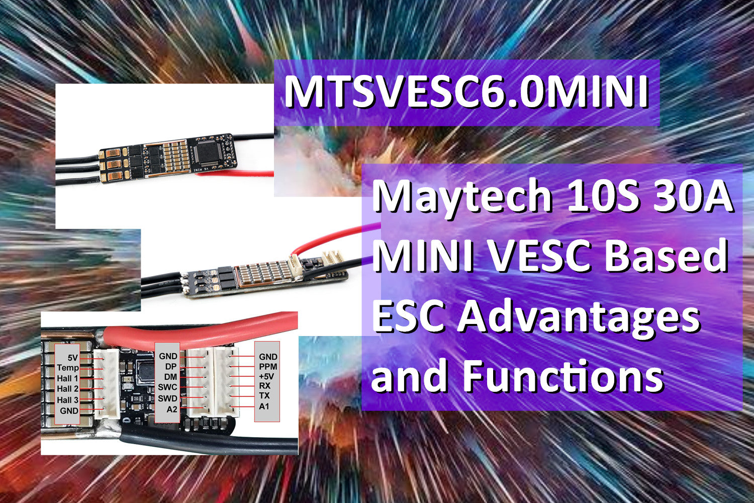Blog Maytech 10S 30A mini ESC MTSVESC6.0MINI Advantages and Functions