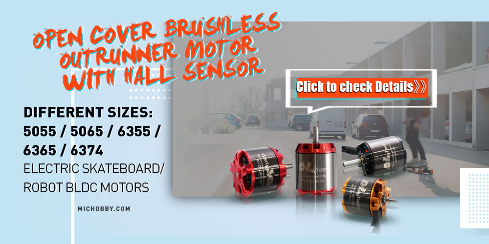 Open Cover Brushless Outrunner Motor With Hall Sensor