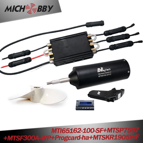 (Plug and Play) Maytech Fully Waterproof Efoil Kits with MTI65162 Motor + 300A ESC + 1905WF Remote + Progcard