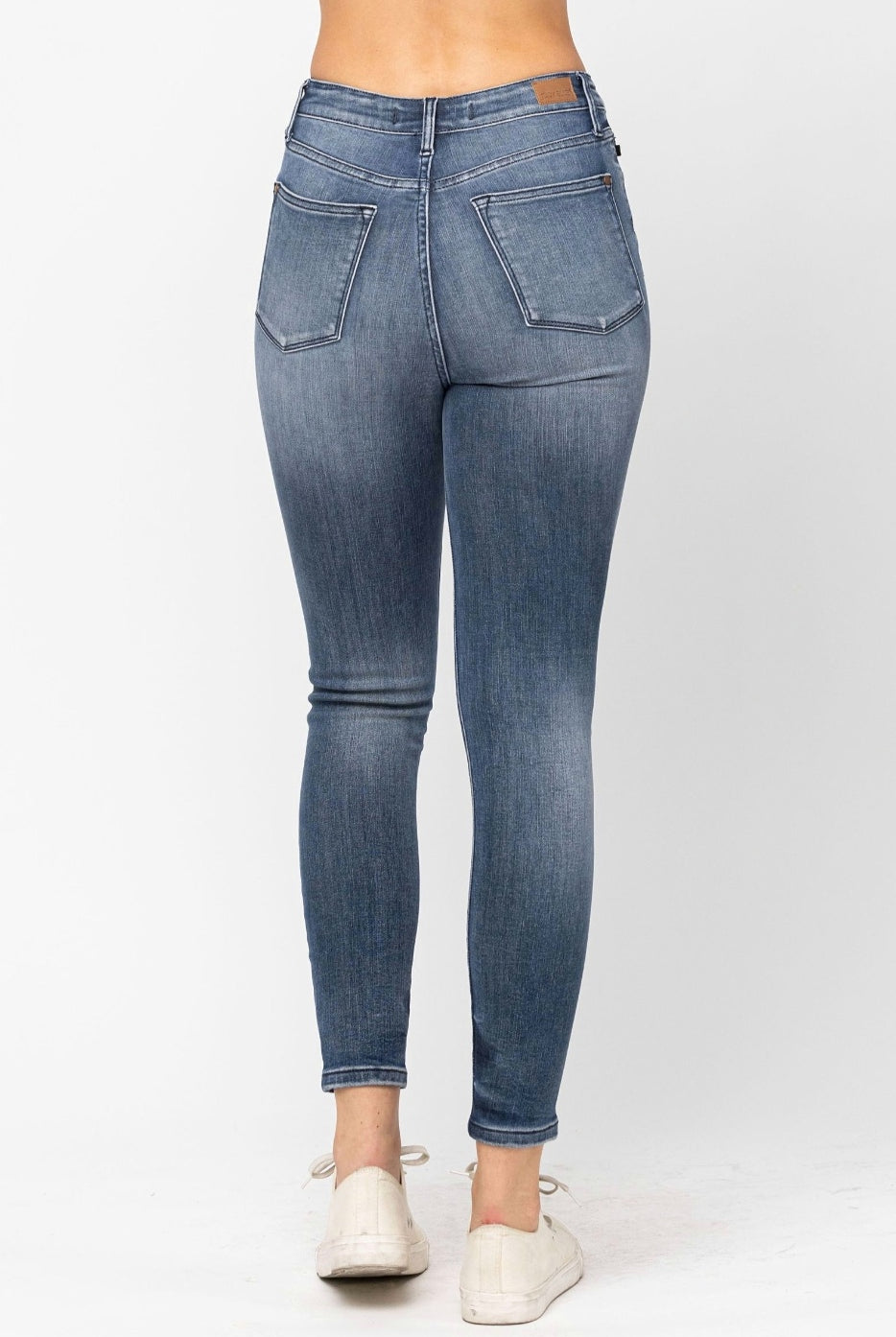 The Danielle Mid Rise Tummy Control Judy Blue Jeans