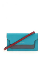 Multicolor Mini Bag Wallet With Shoulder Strap