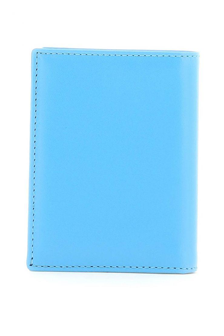 Leather Small Bi-Fold Wallet Comme Des Garcons Wallet